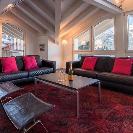 Chalet Brunner Penthouse Wengen Exterior foto