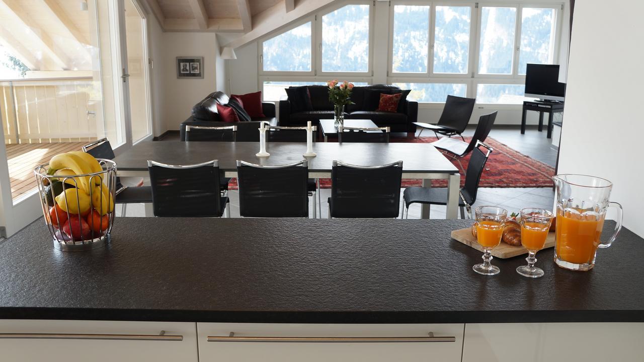 Chalet Brunner Penthouse Wengen Exterior foto