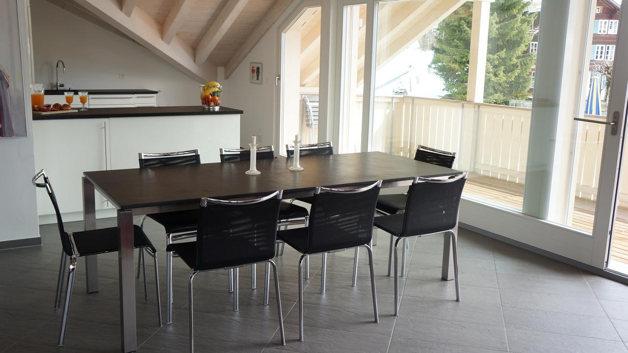 Chalet Brunner Penthouse Wengen Exterior foto